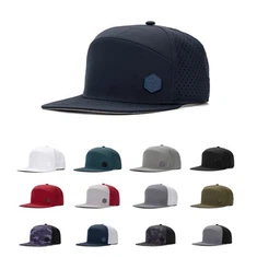 Chapeau de performance imperméable à l'eau de patch en caoutchouc PVC personnalisé à 6 panneaux
