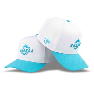 Casquettes de sport bleues avec broderie 3D