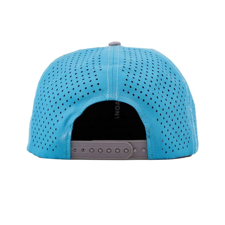 TCAP Custom Polyester Fabric Cap Metal Patch Cap Golf Snapback Waterproof Hat