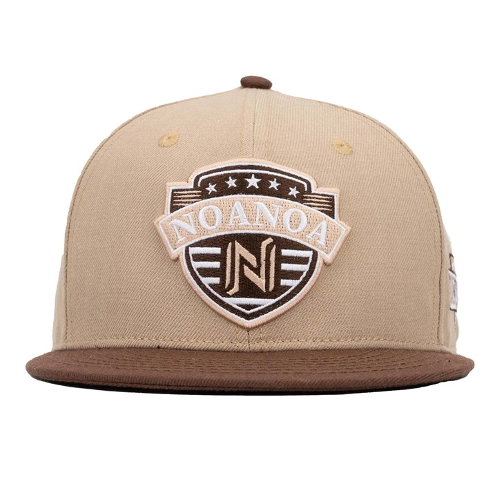 TCAP High Quality Wool Blend Acrylic Fabric 6 Panels Mens Fitted Caps Custom Puff Logo Fitted Hat Cap